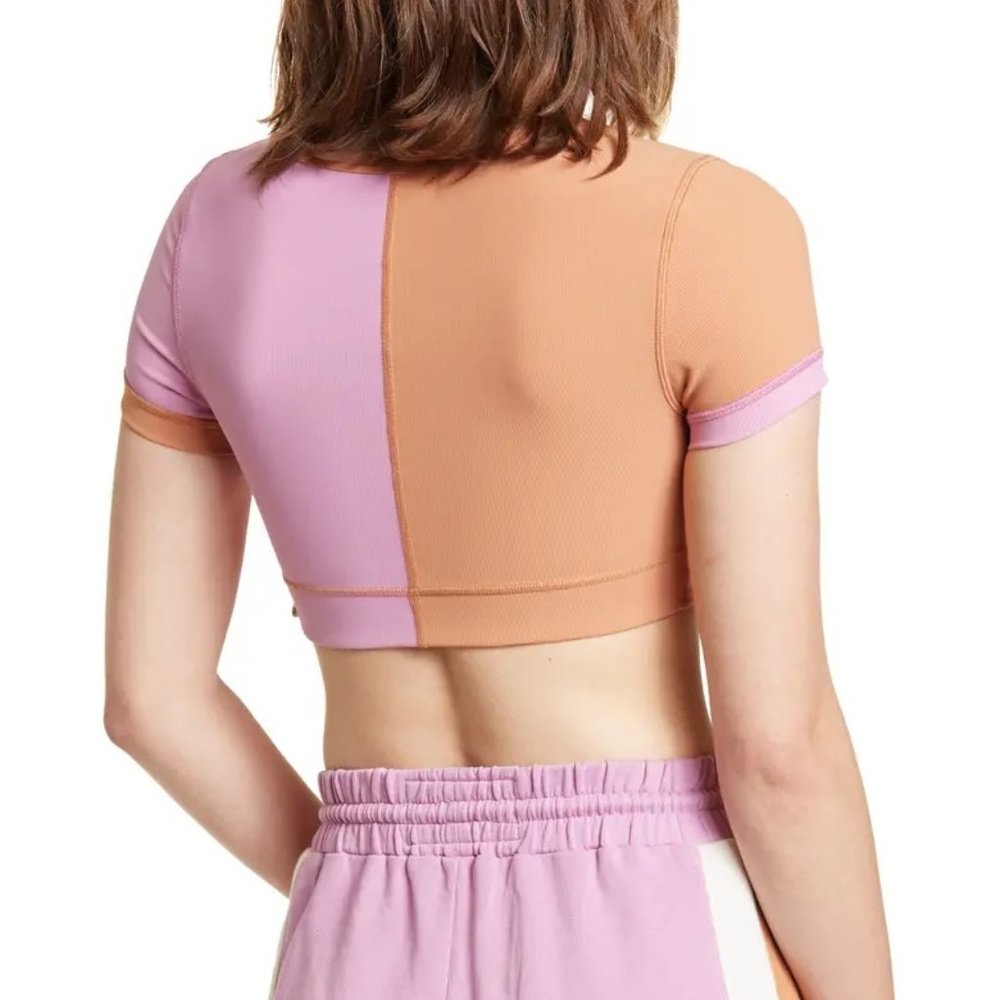 L*Space Revolutions Ribbed Colorblock Crop Top - Picture 2 of 2